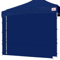 Tradesparker 10x10 Pop Up Canopy Wall with Zipper, 86 inch Height Instant Canopy SunWall Tent Sidewalls for 10x10 Pop Up Tent,2 Pack Sidewall Only,Navy Blue - color: Navyblue, size: 10FT*2
