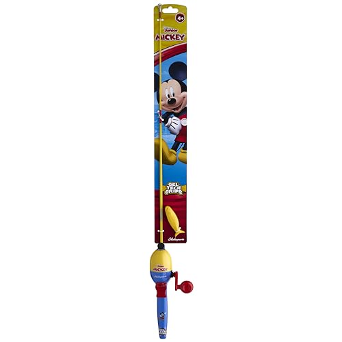Shakespeare Youth Fishing Reel and Rod Combo - color: Disney Mickey Beginner