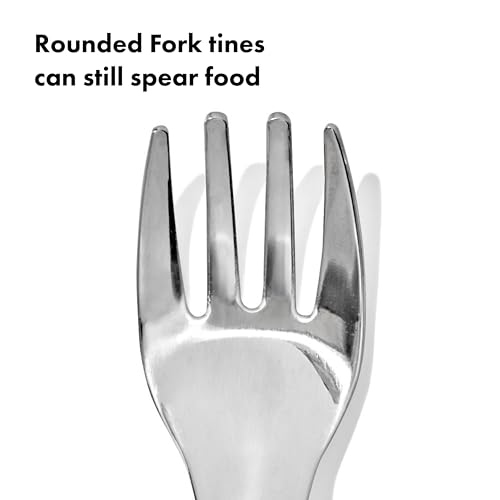 OXO Tot On-The-Go Fork and Spoon Set - Dusk - color: Dusk