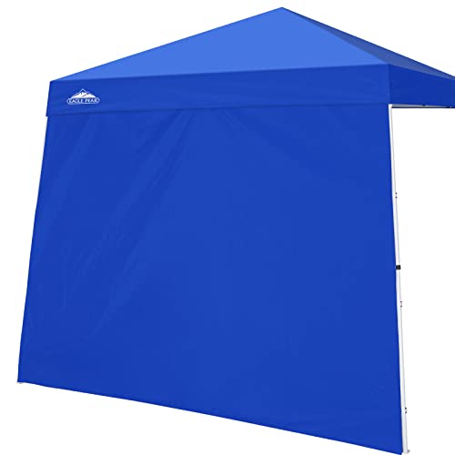 EAGLE PEAK Sunwall/Sidewall for 10x10 Slant Leg Canopy Only, 1 Sidewall, Blue - color: Blue