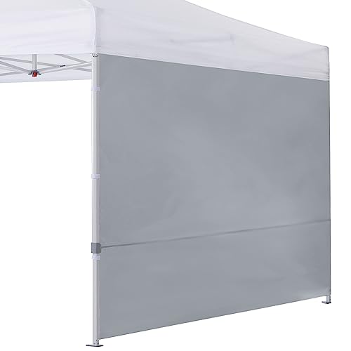 COOSHADE Instant Canopy SunWall 8x8 Canopy SideWall for Pop up Canopy Tent, 1 Pack Sidewall Only, Grey - color: Gray, size: 8x8-Standard