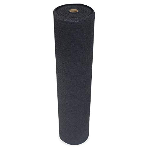 Coolaroo 90% UV Block Heavy Duty Sun Protection Fabric - Breathable Outdoor Shade Cover for Pergolas, Patios, Pets, Vehicles, and Play Areas, Tear-Resistant HDPE, 6ftx50ft Roll, Graphite - color: Graphite, size: 6' X 50'
