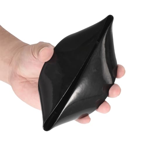 uxcell 110mm(4 5/16") Rubber End Caps, Round Vinyl Plug Insert Plastic End Caps for Tubing, Fence, Pipe Post, Furniture, Railing, Black, 50mm Height - color: Black, size: 110mm(4 5/16") x 50mm H