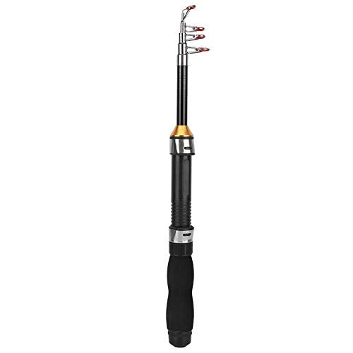 Fishing Rod, Universal Mini Small Sea Pole Portable Short Pole Ice Fishing Rod Mini Pocket Sea Fishing Tools for Ice Fly Fishing Sea Saltwater Kit Gift for Festivals - size: 1.5M