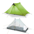 LANSHAN Ultralight Tent 3-Season Backpacking Tent for 1-Person or 2-Person Camping, Trekking, Kayaking, Climbing, Hiking - color: 2-person, green