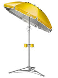 Wondershade Ultimate Portable Sun Shade Umbrella – Lightweight Adjustable Outdoor Patio & Beach Umbrella with Tripod Base (Yellow) - color: Yellow