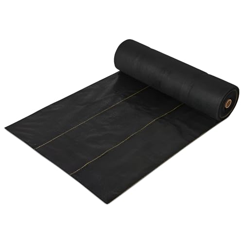 DeWitt Pro-5 Weed Barrier Fabric, 5 oz, 3 x 250 Feet – Heavy-Duty Woven Landscaping Ground Cover Mat for Greenhouse Floors, Garden Rows, Raised Beds, Grass and Yard and Outdoor Landscape Protection - size: 1 Pack, style: 3' x 250'