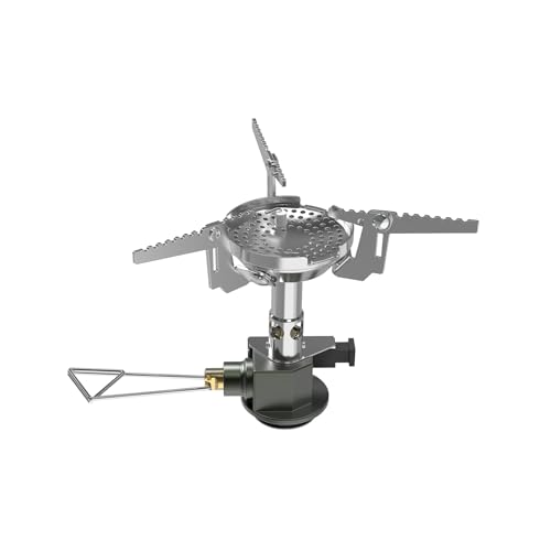 Fire-Maple Greenpeak 2 Backpacking & Camping Stove with Micro Regulated Valve - Ultralight, Compact, Isobutane-Powered Cooking Gear for Hiking, Trekking, Hunting & Emergency Use - style: greenpeak2