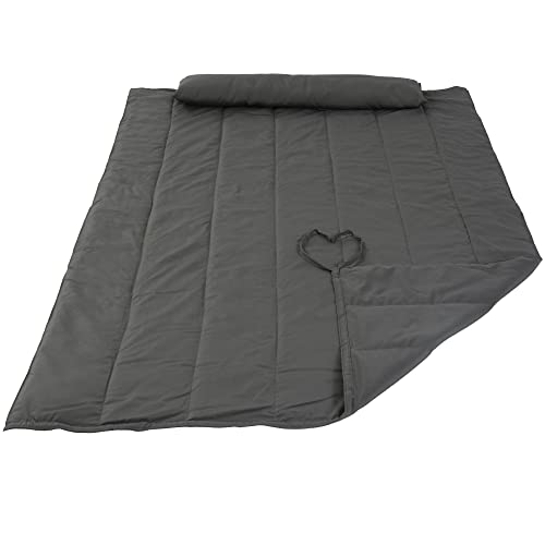 SUNCREAT Outdoor Portable Hammock Pad, 2 Person Polyester Hammock Pad, Dark Gray - color: Dark Gray