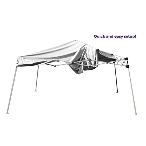 Impact Canopy 040000001 Slant Leg Canopy, 10' x 10', White-No Sidewall - color: White, style: No Sidewall