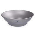 Boundless Voyage Ultralight Titanium Bowl Pan Plate Dish with Carry Bag Outdoor Camping Portable Tableware Cookware (Ti15165B (800ml Bowl)) - color: Ti15165B (800ml Bowl)