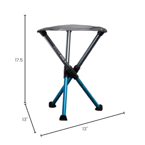 Hillsound BTR Stool for Ultralight Backpacking & Hiking, Lightweight Camping Chairs, Compact Portable Outdoor Seat, Hunting Adventures, Durable Tripod Design, Made in Korea - color: Glacier, size: 17"