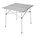 Stansport Compact Portable Kids Picnic Table – Foldable Space-Saving Design with Locking Legs – Lightweight Children’s Picnic Set for Travel, Parks, Campsite – Durable Steel Frame & Easy Clean Surface - style: Aluminum Slat