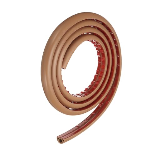HARFINGTON 6ft Cord Cover Floor W0.3 x H0.3 Inner Channel PVC Hide Extension Cable Floor Wire Hider Wire Covers Protector for Prevent Cable Trips Cables Management, Brown - color: Brown, size: W0.3"xH0.3"x6ft