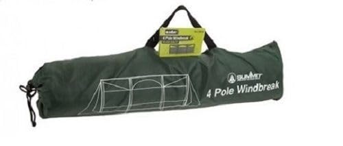 Windbreaker Privacy Camping Screen 3 Panel Blocker Garden Beach 197" x 60" (Forest Green)
