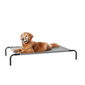 Amazon Basics Cooling Breathable Elevated Dog Bed with Metal Frame for Large Dogs, 51" x 31" x 8", Grey - color: Grey, size: Large