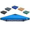 10x10 Pop Up Canopy Replacement Top Cover with Air Vent for Straight Leg Canopy Tent, Waterproof for Outdoor Garden Patio Camping Sun Shade (Light Blue) - color: Light Blue