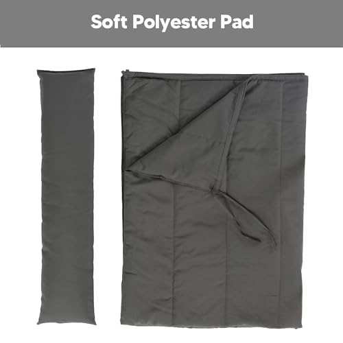 SUNCREAT Outdoor Portable Hammock Pad, 2 Person Polyester Hammock Pad, Dark Gray - color: Dark Gray