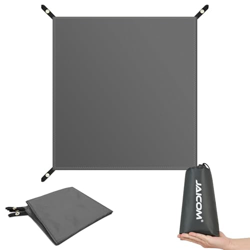 JAICOM Tent Footprint - Waterproof Camping Tarp, 1-6 Person Tent Floor Saver, PU 3000mm Small Tarp for Hiking, Backpacking, Hammock, Beach, Picnic and Other Outdoor Activities - color: 86" x 74" - 3 Person