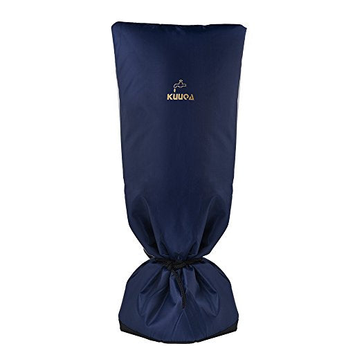 Kuuqa Large Size Outdoor Faucet Cover Faucet Socks Outdoor Hose Cover for Winter Freeze Protection,Deep Blue - color: deep blue