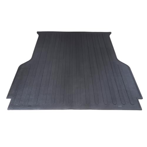 TrailFX 642N Rubber Bed Mat Fits Chevrolet Silverado 2500 HD 6.8 Foot Bed 2020-202681 Inch x 70 Inch Drop-in Direct-Fit Textured Pebble Surface No Raised Edges Black