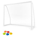 Goplus Soccer Goal, 12'x6'/8'x6'/6'x4' Soccer Net with Strong UPVC Frame, Quick Set-up, High-Strength Netting, Portable Weatherproof Soccer Goals for Backyard Kids Soccer Practice Training - style: 8ftx6ft