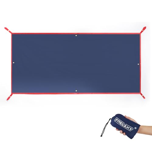 Frelaxy Tent Footprint, Waterproof Camping Tarp, Durable Tent Floor to Elevate Your Camping, Hiking, Backpacking, Hammock, Beach Experience - color: Dark Blue, size: 2 Person—56'' x 80''