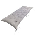 Srutirbo Waterproof Outdoor Bench Cushion, 48"x20", Swing Cushion Patio Furniture Cushions 3 Seater, for Garden Patio Furniture Lounger Bench (Light Grey, 48x20 in) - color: Light Grey