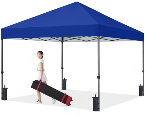 COOSHADE Durable Instant Canopy 10x10Ft(Blue) - color: Royal Blue, size: 10x10Ft