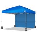E-Z UP Envoy Plus 10’ x 10’ Pop-Up Canopy Tent, Royal Blue Top, Sidewall, Weight Bags, Roller Bag, E-Z Clips, Gear Loft - style: Envoy Plus