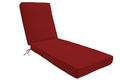 Eddie Bauer Chaise Double Piped 23X75X2.5, Canvas Jockey Red - color: Canvas Jockey Red, size: DOUBLE PIPED, style: 23x75x2.5