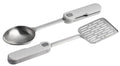 Stanley Wildfare Pro Stainless Steel Fold & Go Utensil Set | Folding Spatula and Spoon | Packable Outdoor Cookware | Camping Essentials for Your Camp Kitchen | BPA-Free | Pale Pebble & Stone