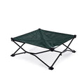 Coolaroo On-The-Go Elevated Dog Bed - Foldable Pop-Up Travel Dog Bed with Breathable, Moisture-Resistant Fabric, Carry Bag Included, Lightweight & Portable, Brunswick Green, Medium - color: Brunswick Green, style: Medium