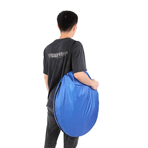 Portable Pop Up Shower Privacy Tent,Lightweight 1-2 Person Toilet Shower Tents,Changing Room Dressing Tent,Waterproof Camping Shower Tents,with Carry Bag,for Picnic Beach Hiking Fishing (Blue) - color: Blue