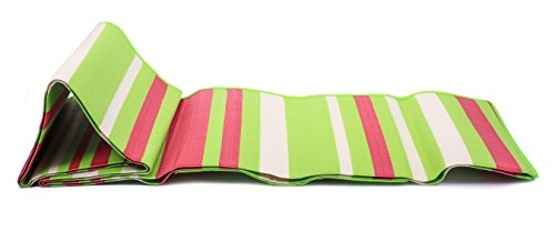Camco Handy Mat with Strap - Perfect for Picnics, Beaches, RV and Outings - Green/Red - 60" x 78" (42813) - color: Green/Red, size: 5' x 6'6" (Rectangular)