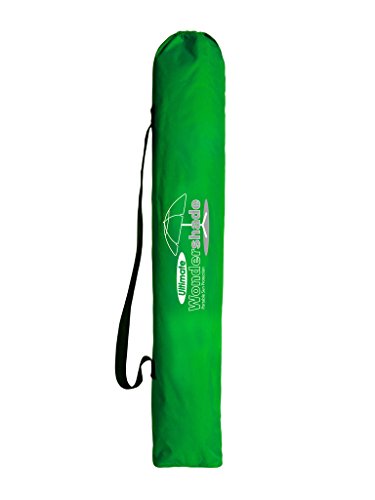 Wondershade Ultimate Portable Sun Shade Umbrella – Lightweight Adjustable Outdoor Patio & Beach Umbrella with Tripod Base (Green) - color: Green