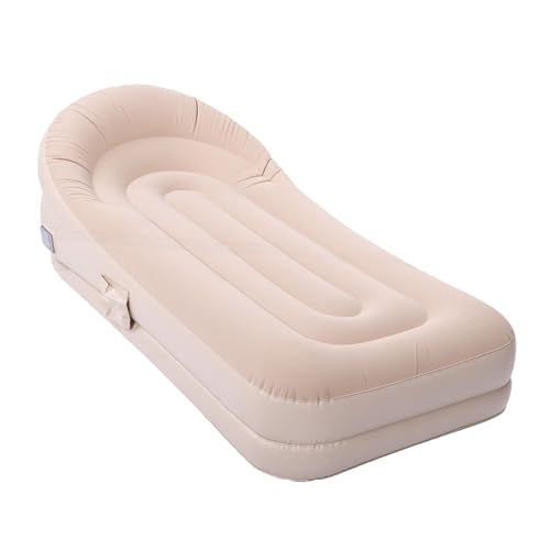 Luocute Inflatable Lounger, 200x90x60cm Wide Automatic Inflation Air Sofa with Built in Pump, Portable Blow Up Couch for Camping Outdoor Home Relaxation