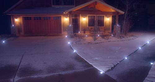 Bell+Howell Disk Lights Solar Weatherproof LED Outdoor, As Seen on TV 4 Pack - size: 4 Count (Pack of 1)