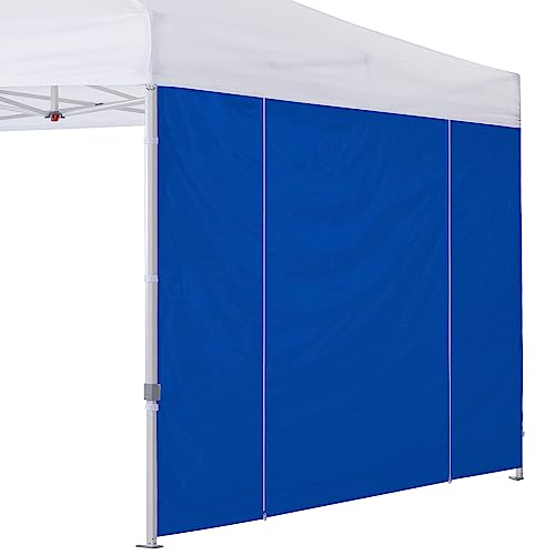 COOSHADE Instant SunWall 10x10 SideWall for Pop up Canopy Tent, 1 Pack Door Wall Only, Blue - color: Blue, size: 10x10-Door Wall
