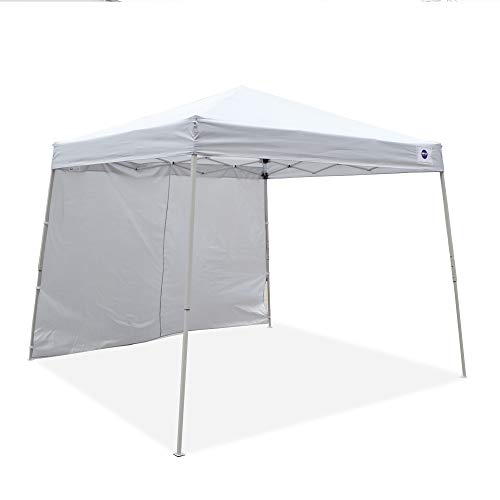 Impact Canopy 283010001 Slant Leg Canopy, White-One Sidewall - color: White, style: One Sidewall