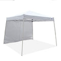 Impact Canopy 283010001 Slant Leg Canopy, White-One Sidewall - color: White, style: One Sidewall