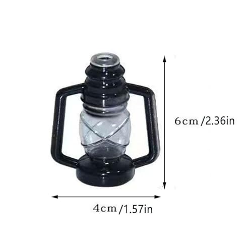 20 LEDs /10ft Black Lantern String Lights Mini Kerosene Lamp Battery Powered Fairy String Lights for Indoor Outdoor Patio Decorations