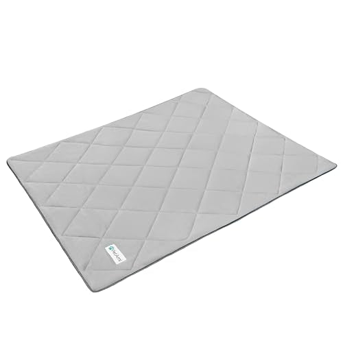 PetAmi Premium Cooling Dog Blanket | Lightweight Fluffy Pet Throw Blanket Bed Cover for Dogs, Cat, Puppies | Pet Blanket Furniture Protector Couch Sofa | Reversible Fuzzy Cozy | 24x32, Light Grey - color: Light Grey, size: Small (24x32)