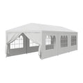 LEMY 10x30 Party Tent Outdoor Wedding Camping Canopy Heavy Duty Gazebo with Removable Sidewalls, Waterproof Shade Shelter for Backyard, Garden, Patio - size: 10' x 30'