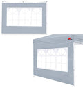 SCOCANOPY Sidewall for 10x10 Canopy Frame, 2 Pieces Sunwalls Only, Grey - color: light grey, size: 10X10