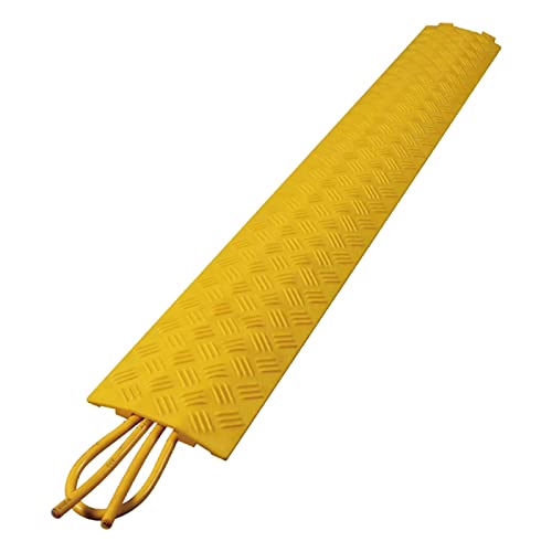 Cable Ramp Protective Cover,Cable Cover,Indoor Cable Protector Floor Cord Cover Cord Protector Single Channel Hose and Cord Protection for Outdoor and Indoor Use,100x13x2 cm~2 - size: 100x13x2 Cm~2