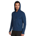 INGEAR Men’s UPF 50+ Sun Hoodie - Lightweight UV Protection Fishing Shirt, Quick-Dry Moisture-Wicking Rash Guard with Pocket - color: Navy, size: Small