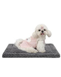 Washable Dog Bed Mat Pet Crate Pad Soft Fluffy Pet Kennel Beds Dog Sleeping Mattress for Large Jumbo Medium Small Dogs, 21 x 13 Inch, Gray - color: Grey, size: 21.00" x 13.00" x 1.50"
