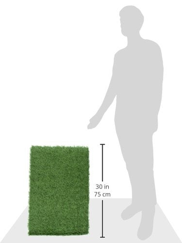 Prevue Pet Products Replacement Tinkle Turf Pee Patch for Item 501- Realistic Grass Potty Pad, Washable Artificial Grass Mat Replacement for Tray, for Indoor or Outdoor Use - Medium Dogs