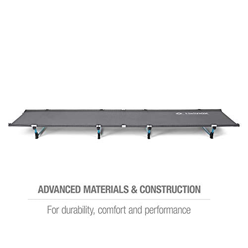 Helinox Lite Cot Ultra-Light, Portable Camping Cot, Compact, Collapsible, Backpacking, Foldable Camping Bed - color: Black